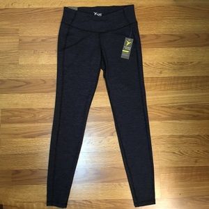NWT Navy and black striped leggings